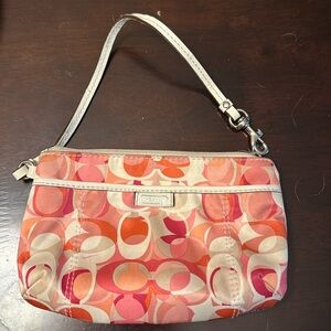 Coach Daisy Pink Kaleidoscope Wristlet